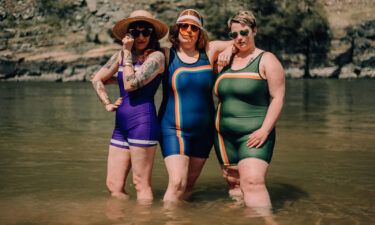 Beefcake was inspired by 1920s bathing suit designs for its line of gender-inclusive apparel.