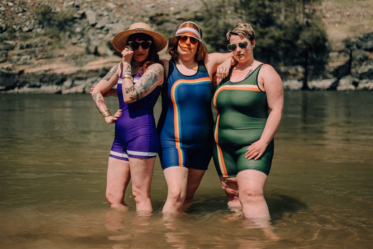 <i>Ashe Walker</i><br/>Beefcake was inspired by 1920s bathing suit designs for its line of gender-inclusive apparel.