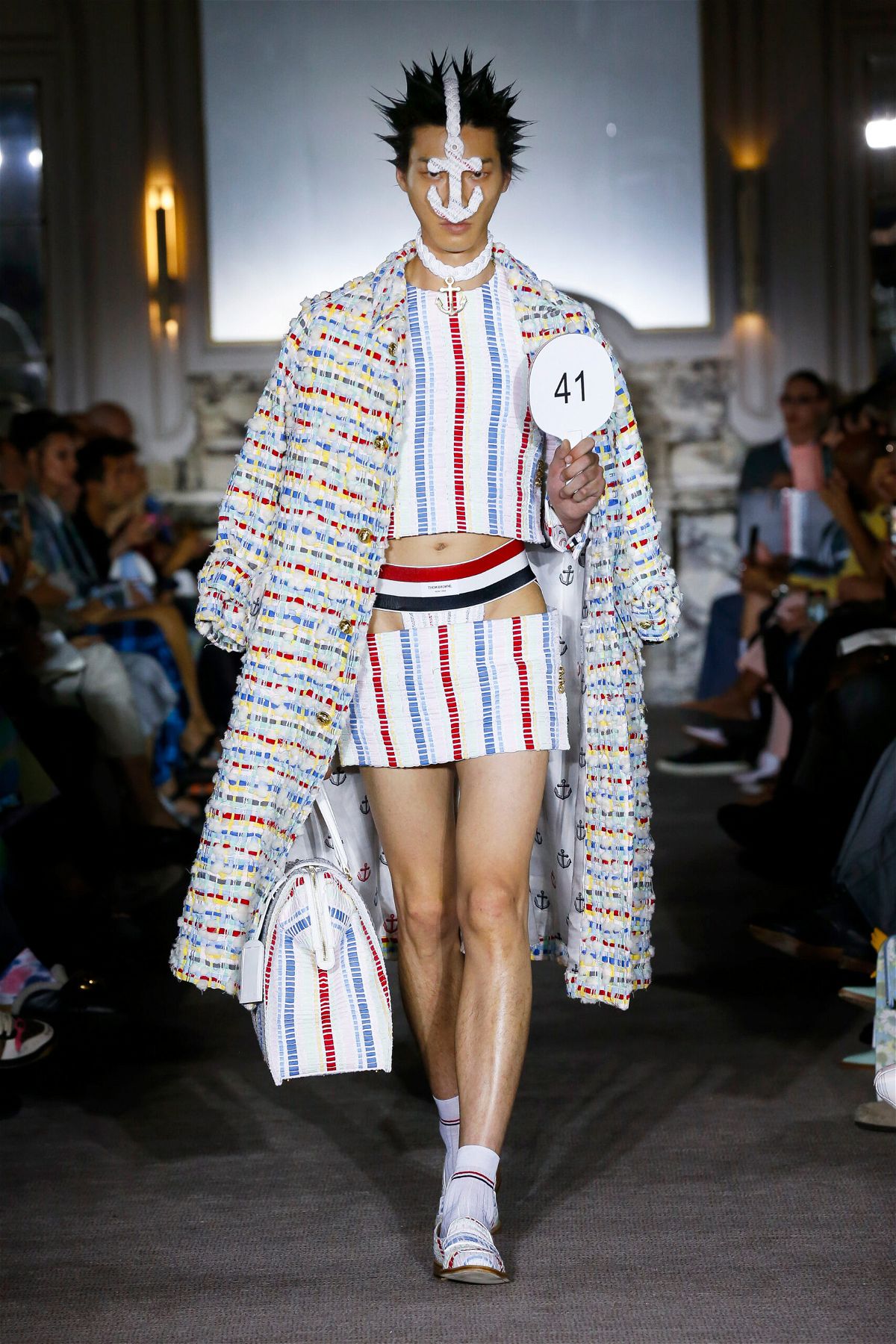 <i>Dan Lecca/Thom Browne</i><br/>The temperamental weather in Paris proved no match for the enthusiasm of fashion editors