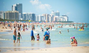 Crowds flock to the sea and sand of South Beach in Miami and Florida is No. 4 in drowning deaths per 100