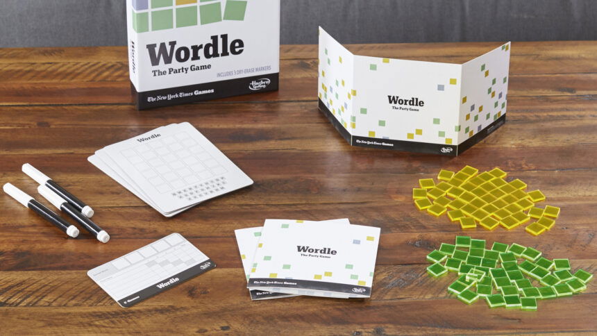Hasbro approached the New York Times to make a party game after noticing how popular Wordle had become online.