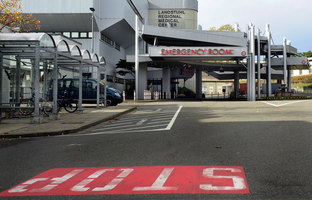 <i>The Washington Post/Getty Images</i><br/>File photo of Landstuhl Regional Medical Center in Germany.