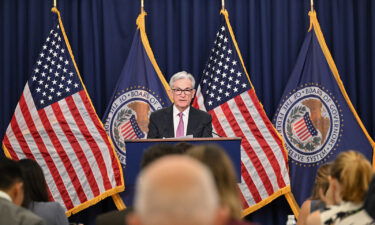 Federal Reserve Board Chairman Jerome Powell speaks during a news conference in Washington