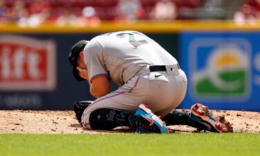 Daniel Castano was hit in the head by a 104 mph line drive.