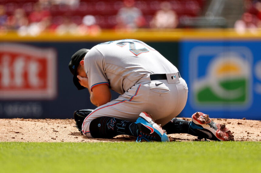 Daniel Castano was hit in the head by a 104 mph line drive.