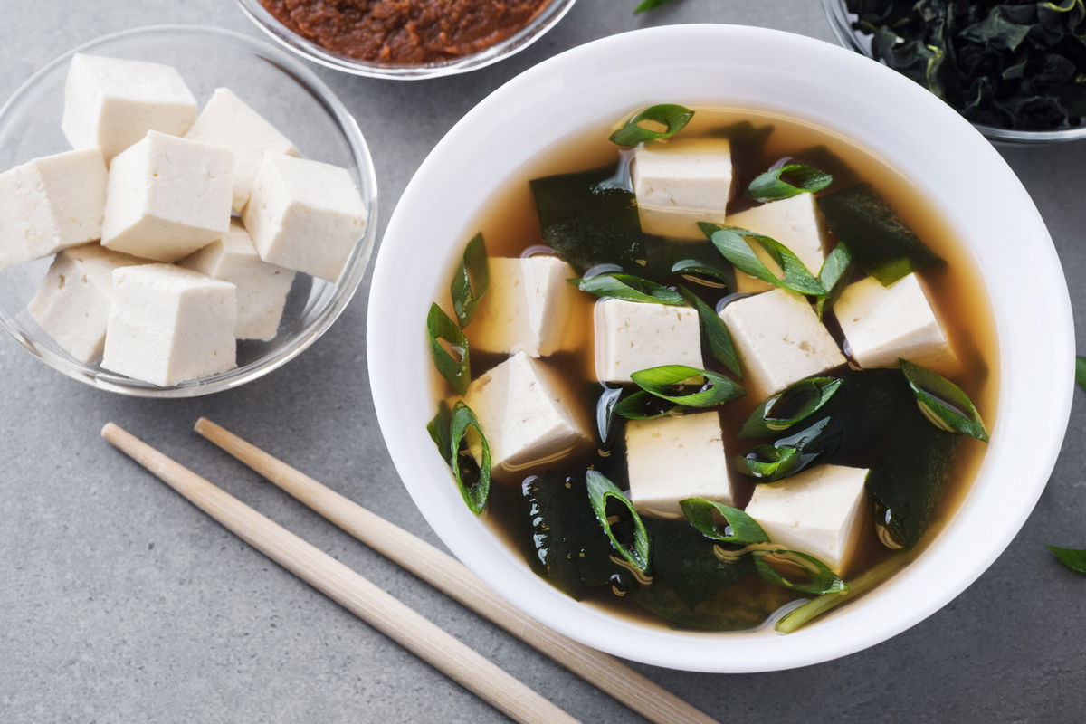 <i>Adobe Stock</i><br/>Seaweed is a one-stop shop for crucial nutrient needs. Wakame seaweed also adds flavor to miso soup.