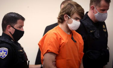 Payton Gendron arrives for a hearing at the Erie County Courthouse on May 19 in Buffalo