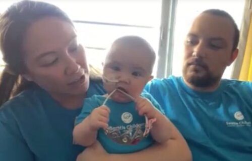 Baby Seeley Borges is on the road to recovery against leukemia
