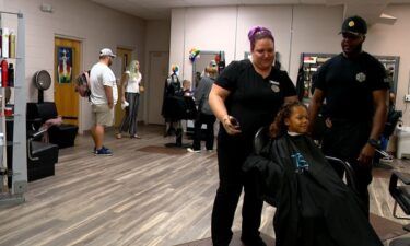Dozens of North Carolina kids get free back-to-school haircuts.