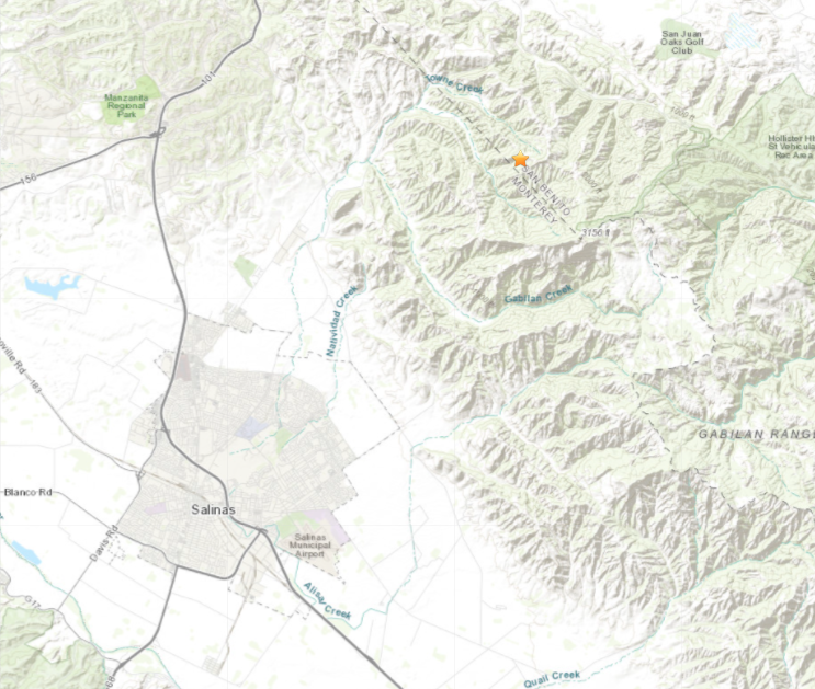 Small earthquake of magnitude 2.9 strikes near San Juan Bautista – KION546