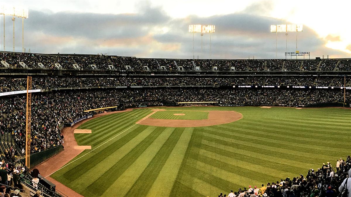 Unidentified couple accused of LEWD SEX ACT at Sunday's Athletics game in  Oakland
