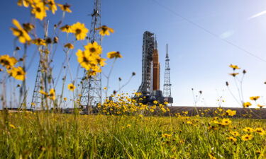 NASA's Artemis I Moon rocket arrives at Launch Pad 39B at the agency's Kennedy Space Center in Florida on June 6.