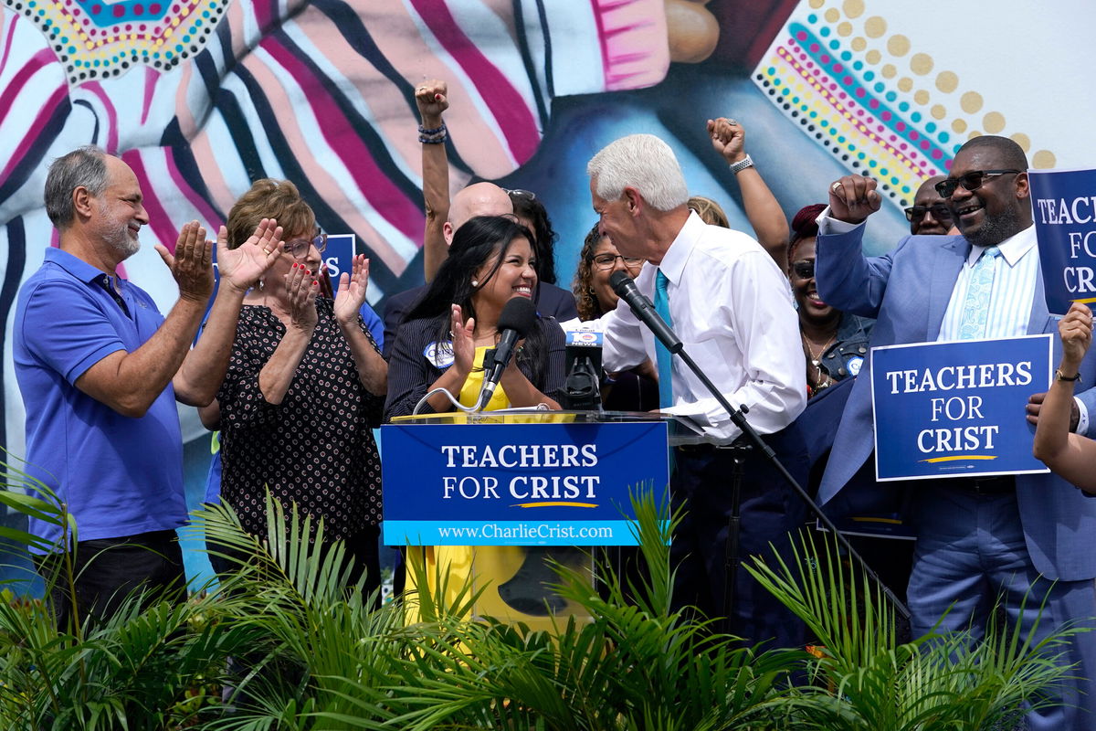 <i>Lynne Sladky/AP</i><br/>Florida Rep. Charlie Crist