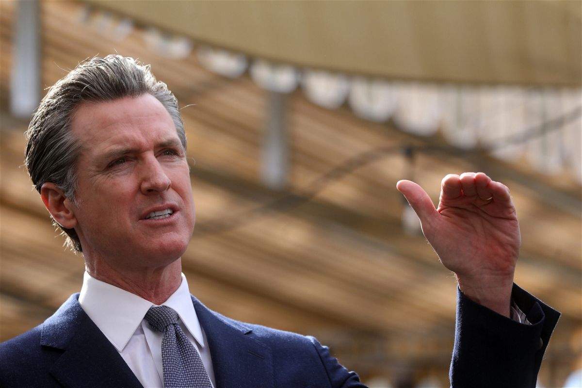 <i>Aric Crabb/MediaNews Group/East Bay Times/Getty Images</i><br/>California Gov. Gavin Newsom is sending money across the country to help Rep. Charlie Crist defeat Florida Gov. Ron DeSantis this November. Newsom tweeted that he was pledging $100