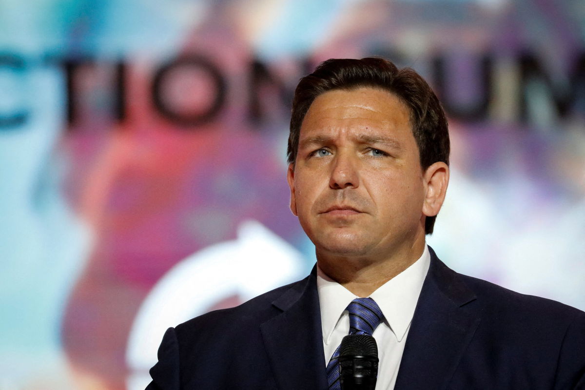 <i>Marco Bello/Reuters</i><br/>Florida Gov. Ron DeSantis