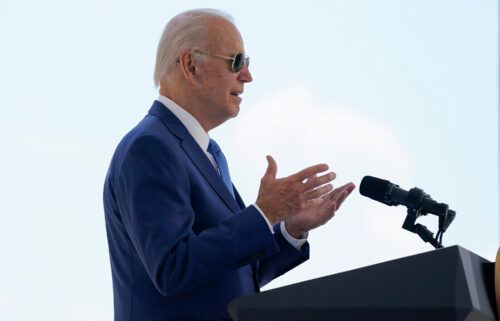 President Joe Biden pictured at the White House on August 5