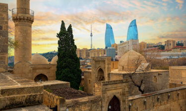 Pictured here is Baku city