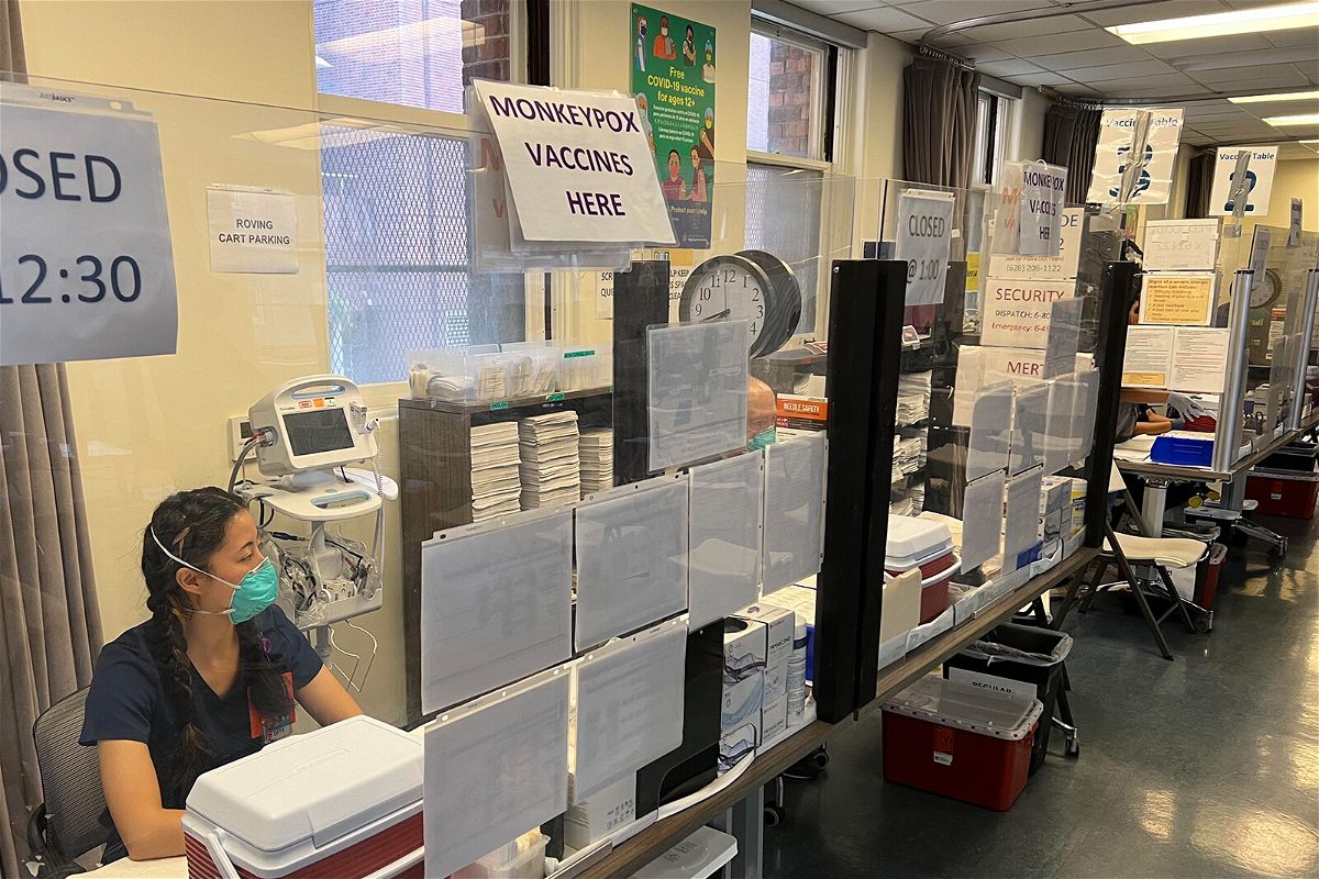 <i>CNN</i><br/>Staff inside the vaccine unit of San Francisco General Hospital are pictured.