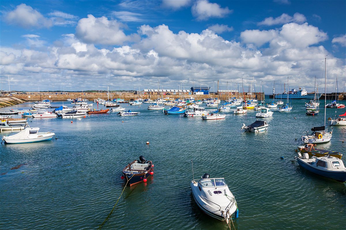 <i>Ian Woolcock/Adobe Stock</i><br/>The historic harbor at Penzance Cornwall England UK Europe is pictured. A snorkeler has sustained a leg injury after apparently being 