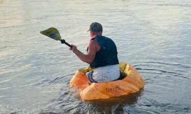 Guinness World Records said it will review an application and evidence to determine if this pumpkin trip was a record setter.