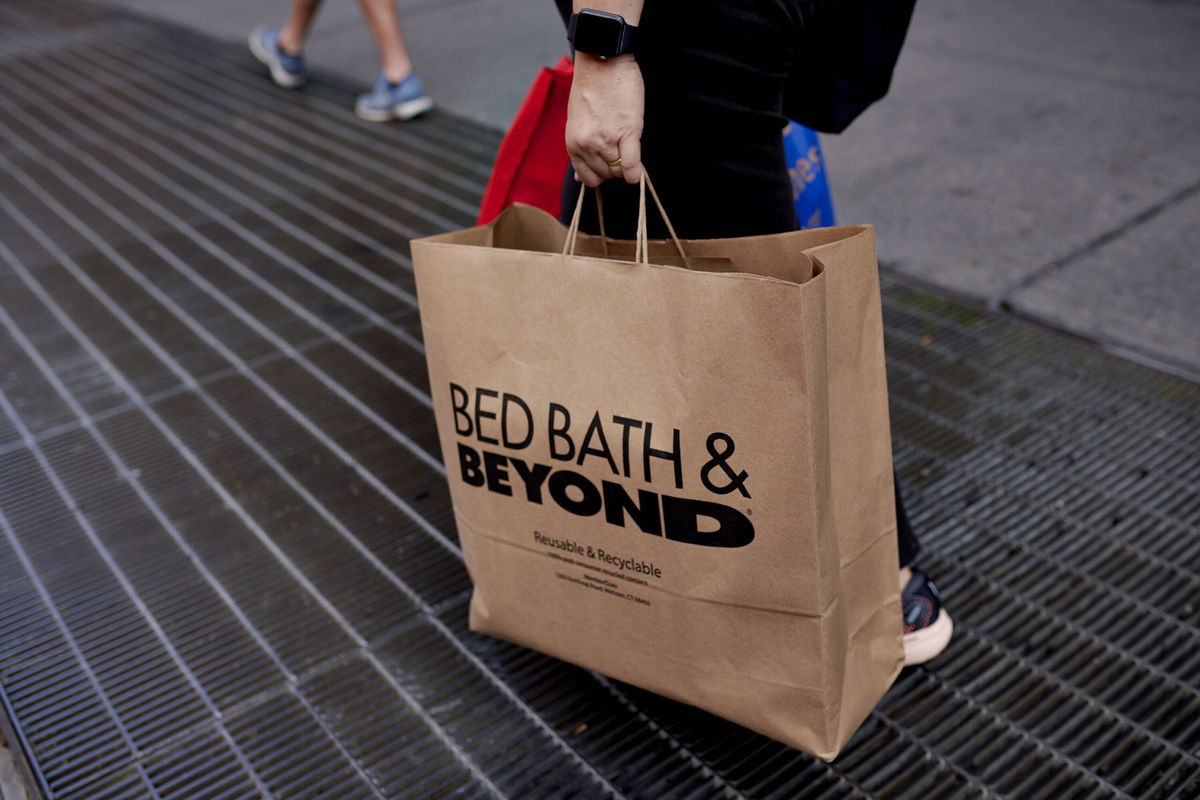 <i>Gabby Jones/Bloomberg via Getty Images</i><br/>Bed Bath & Beyond's stock tumbled in early trading after it announced layoffs