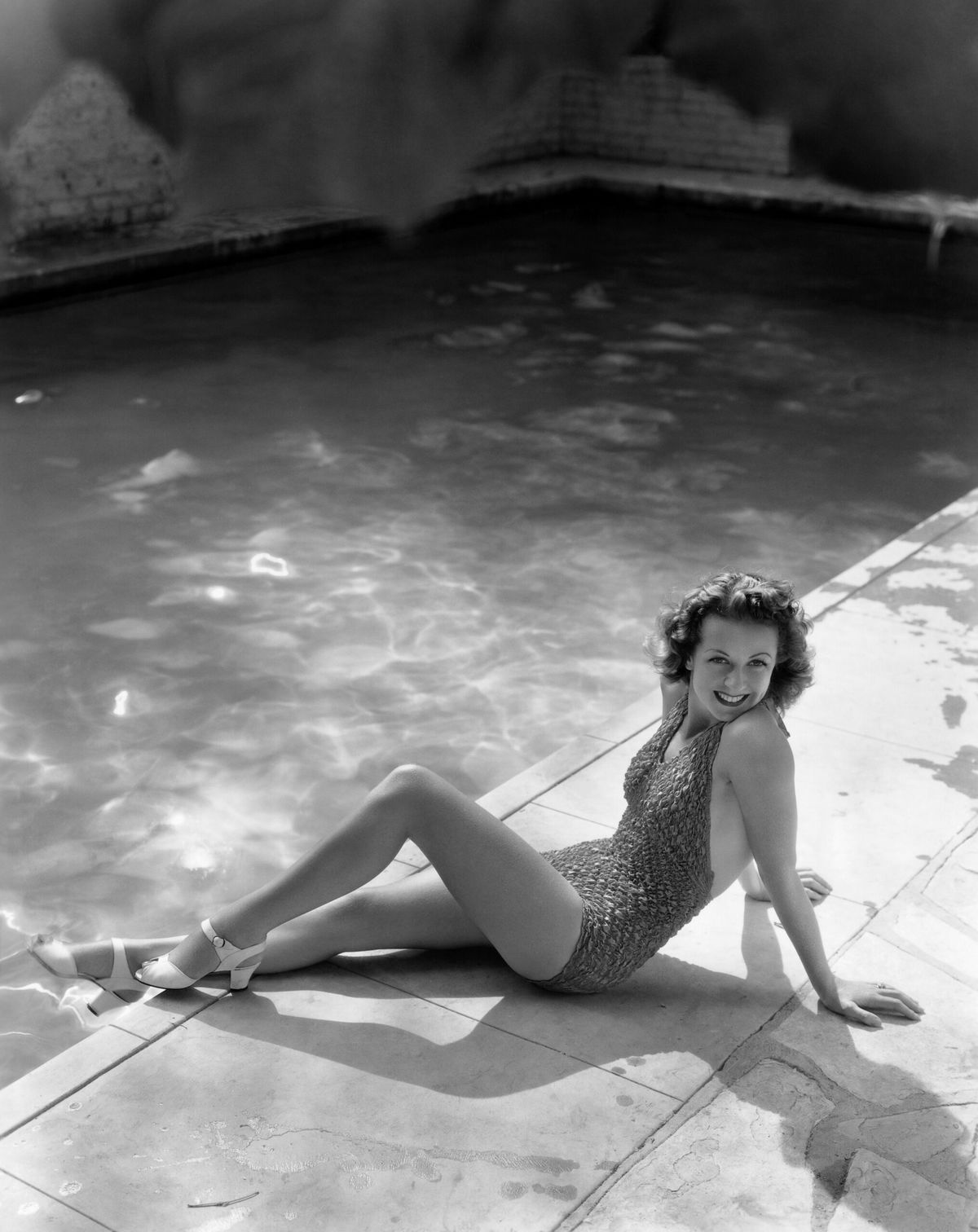 <i>John Springer Collection/Corbis Historical/Getty Images</i><br/>The pool is said to have once belonged to French actress Danielle Darrieux