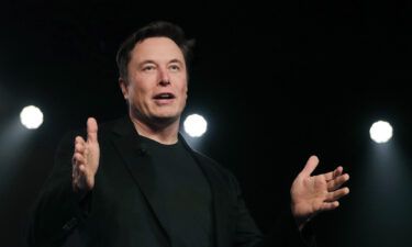 Tesla CEO Elon Musk speaks before unveiling the Model Y at Tesla's design studio in Hawthorne