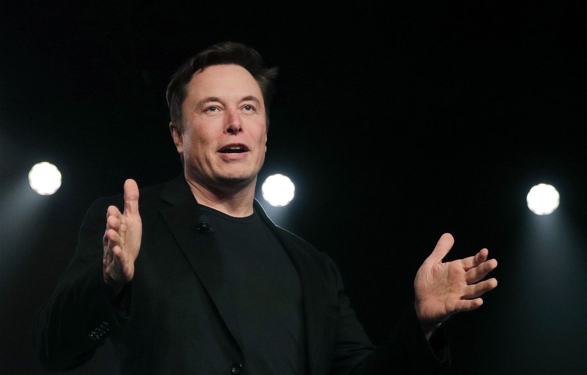<i>Jae C. Hong/AP</i><br/>Tesla CEO Elon Musk speaks before unveiling the Model Y at Tesla's design studio in Hawthorne