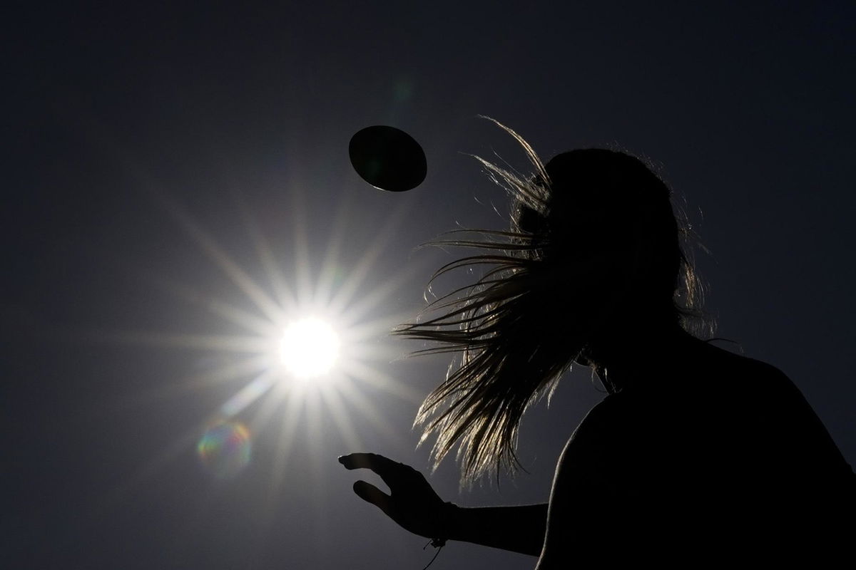 hale Harris, 15, throws a pass as she tries out for the Redondo Union High School girls flag football team on Thursday, Sept. 1, 2022, in Redondo Beach, Calif. Southern California high school sports officials will meet on Thursday, Sept. 29, to consider making girls flag football an official high school sport. This comes amid growth in the sport at the collegiate level and a push by the NFL to increase interest.