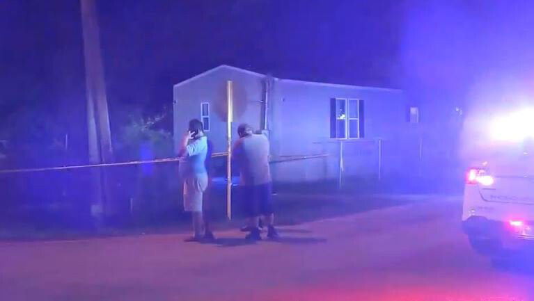 <i>KTRK</i><br/>The ex-husband showed up to his ex-wife's home and got into a fight with her current boyfriend