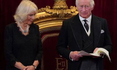 King Charles and Camilla attended the second section of the proclamation ceremony.