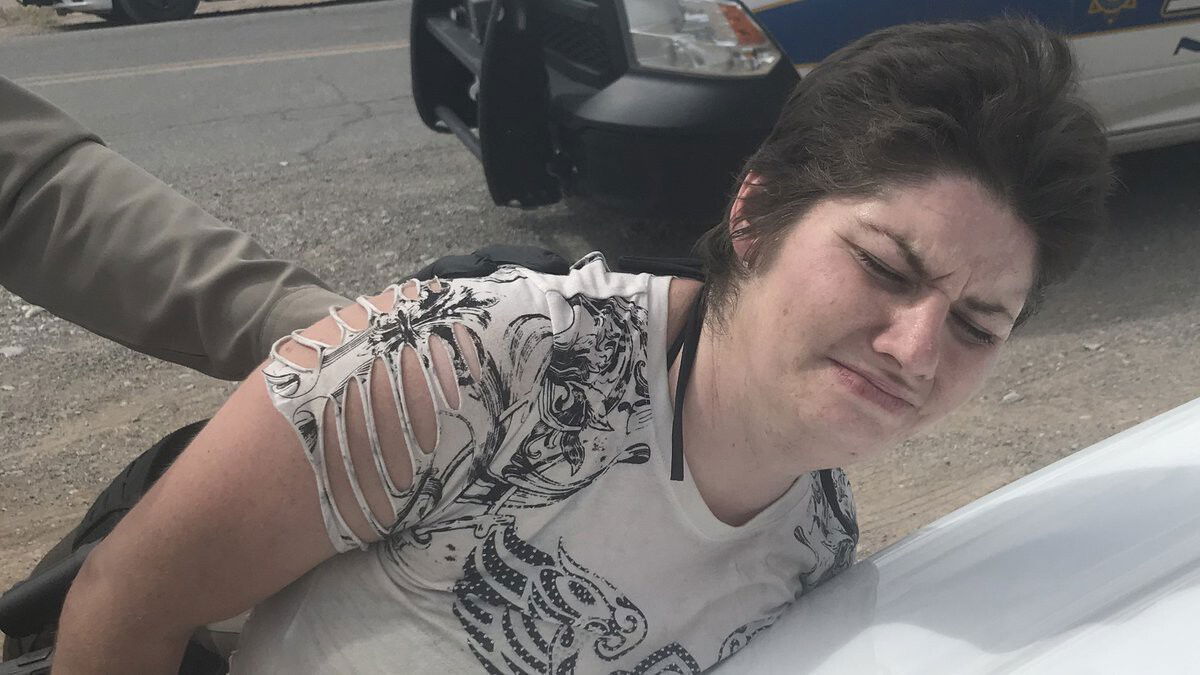 <i>Nye County Sheriff's Office/KVVU</i><br/>Nicole Ashley Brownlee recaptured after Nye County officials said she was mistakenly released.