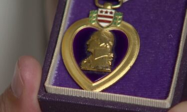 When someone found a Purple Heart from World War II