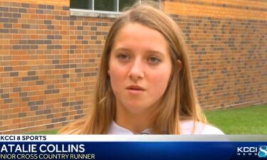 16-year-old Natalie Collins said she runs to pass on the love and care her mother had for her to other people.