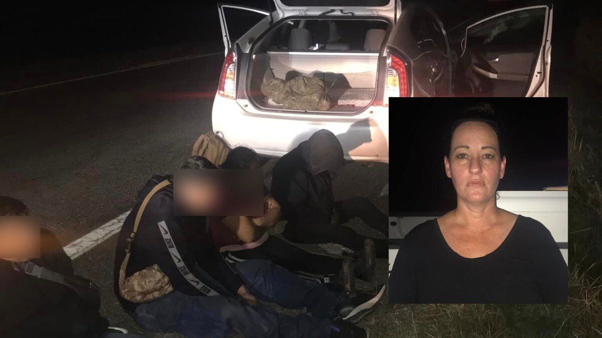 <i>Cochise County Sheriff's Office/KPHO</i><br/>The Goodyear woman was pulled over in Sierra Vista with migrants in her car