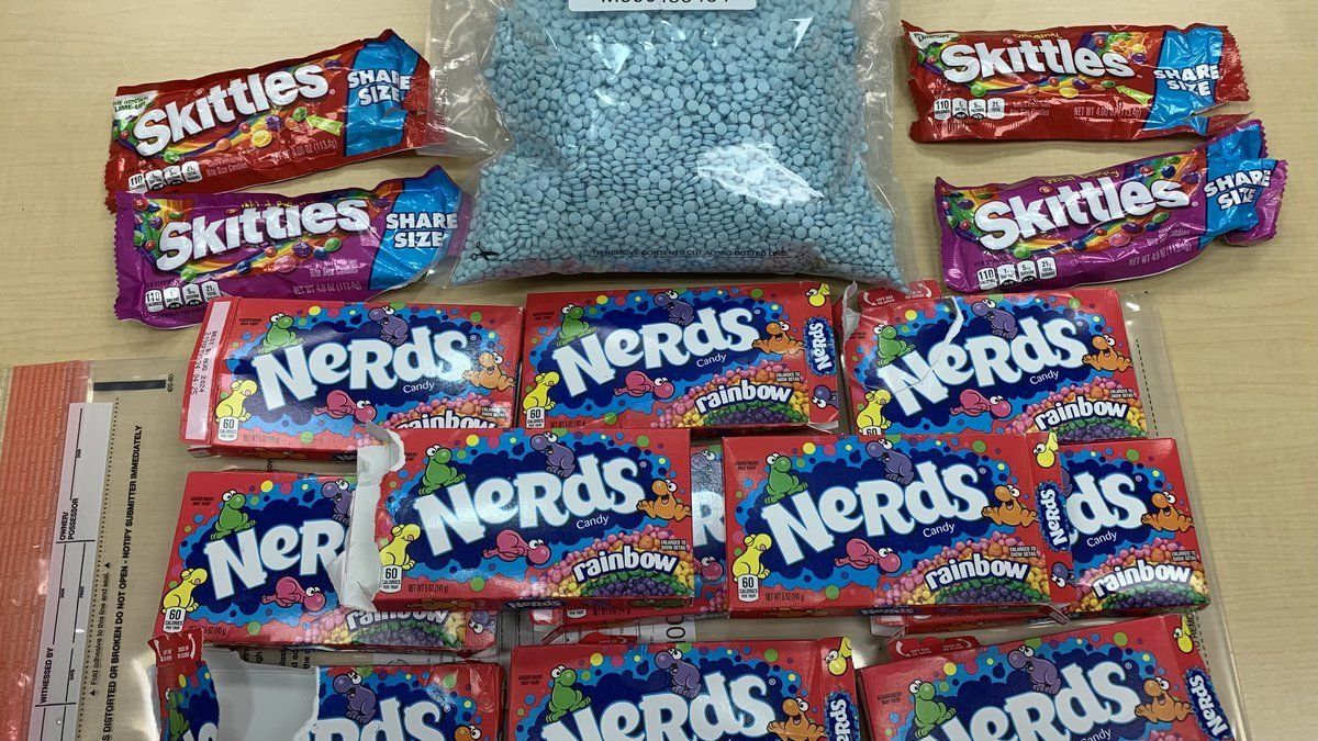 Two men from Maryland face fentanyl trafficking charges after investigators found thousands of pills in candy boxes.

**Full credit: United States Attorney for the District of Connecticut/WFSB**