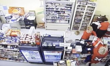 Surveillance video released in the Deborah Collier investigation is pictured here.