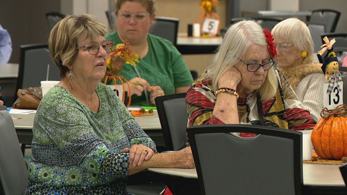 <i>WLOS</i><br/>U.S. Attorney Dena King and Rutherford County Sheriff Chris Francis visited the senior center in Spindale