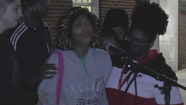 <i>WLWT</i><br/>An emotional vigil was held on the campus of University of Cincinnati for 18-year-old Cayden Turner.