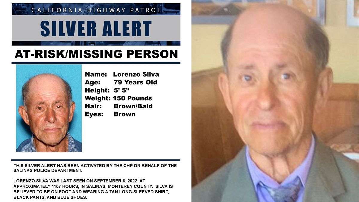 Silver Alert Salinas Police Looking Find Missing 79 Year Old Man Last Seen In Salinas Kion546 9719