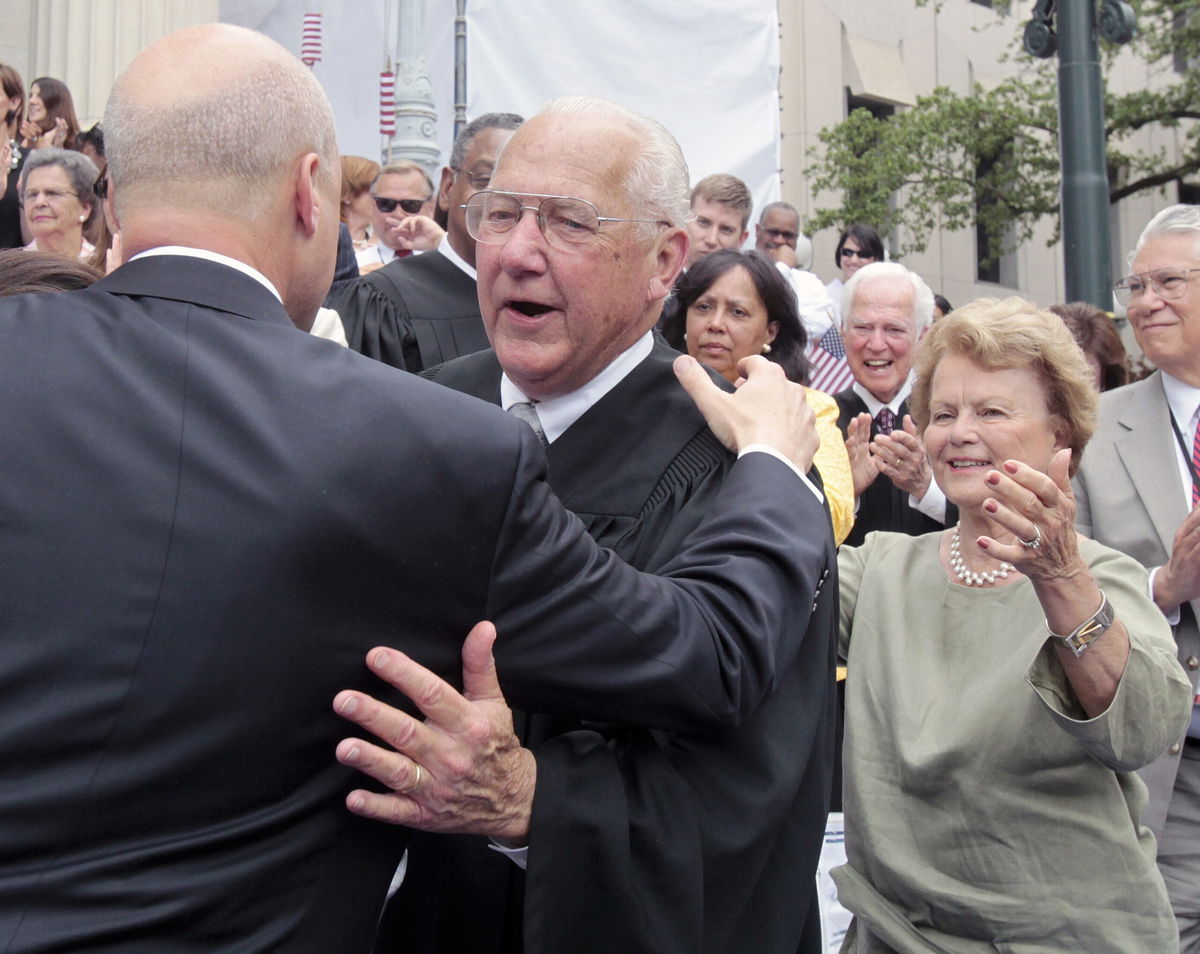 <i>Bill Haber/AP</i><br/>New Orleans Mayor Mitch Landrieu