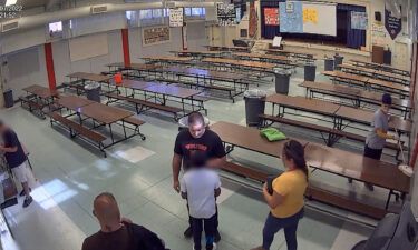 Surveillance video provided by the school district showed a confrontation between its former elementary school principal and an 11-year-old student.