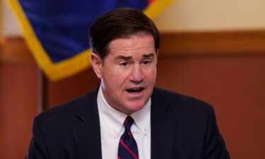 Outgoing Arizona Republican Gov. Doug Ducey