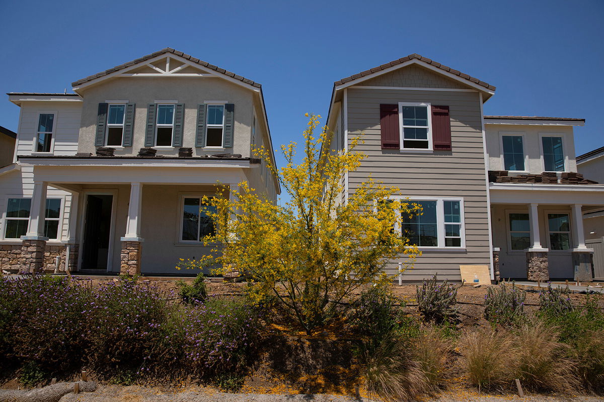 <i>Mike Blake/Reuters</i><br/>Residential single family homes are shown under construction in the community of Valley Center