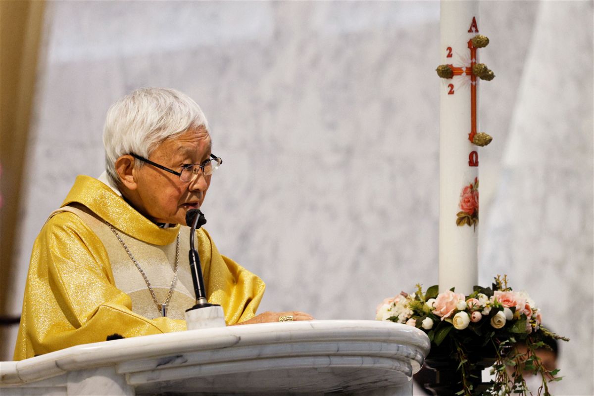 <i>Tyrone Siu/Reuters</i><br/>Cardinal Joseph Zen holds a Mass in Hong Kong on May 24