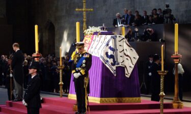 Then-Prince Charles and his brother Edward