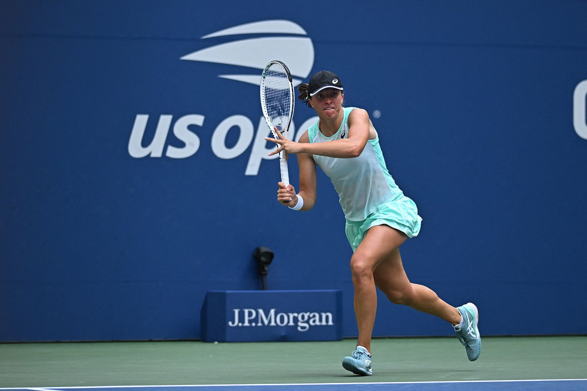 <i>Dubreuil Corinne/ABACA/Shutterstock</i><br/>Iga Swiatek escaped an upset by Neimeier in the Big Apple on September 5.