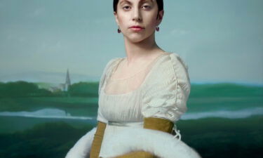 This portrait of Lady Gaga premiered at the Louvre Museum in Paris in 2013.