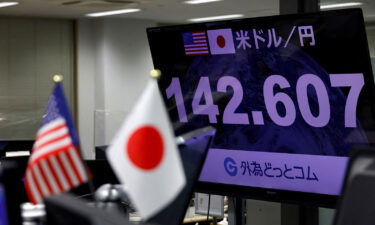 The Japanese yen had plunged to a new 24-year low against the US dollar before the government intervened.