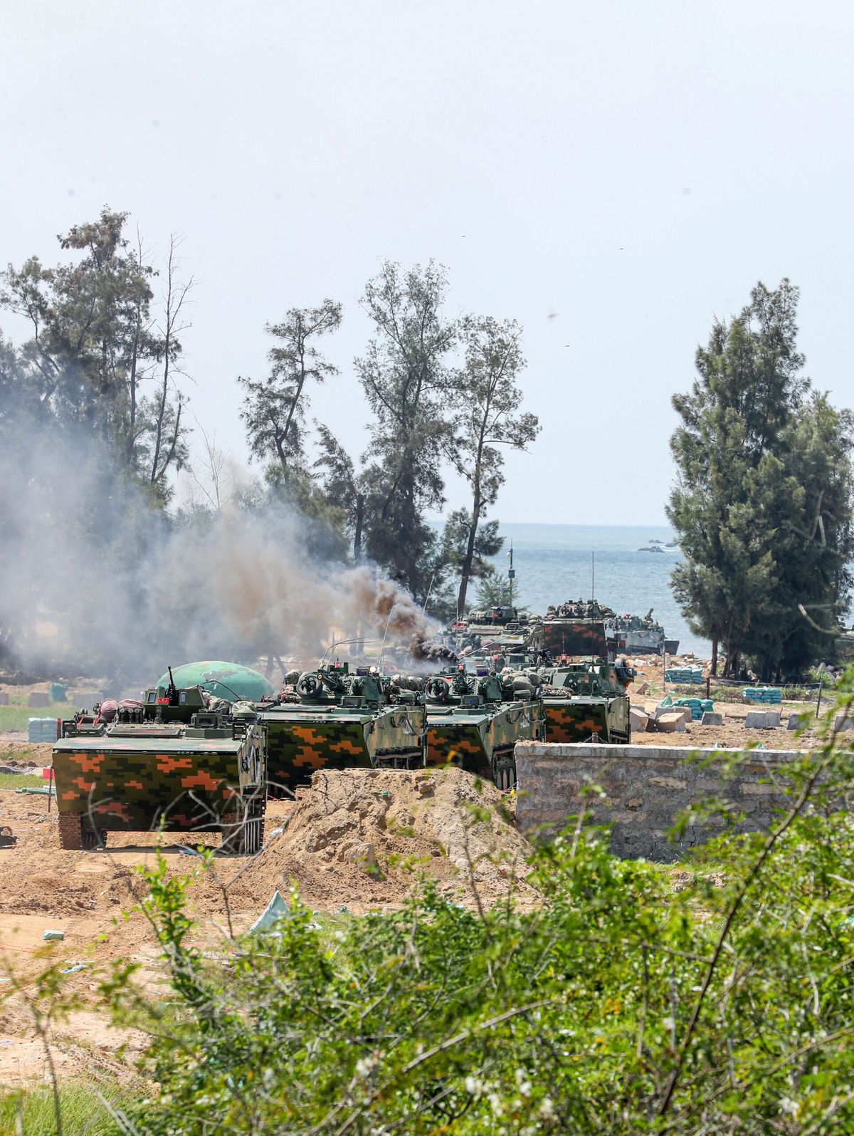 <i>Future Publishing/Getty Images</i><br/>A brigade of the PLA Army under the Eastern Theater Command